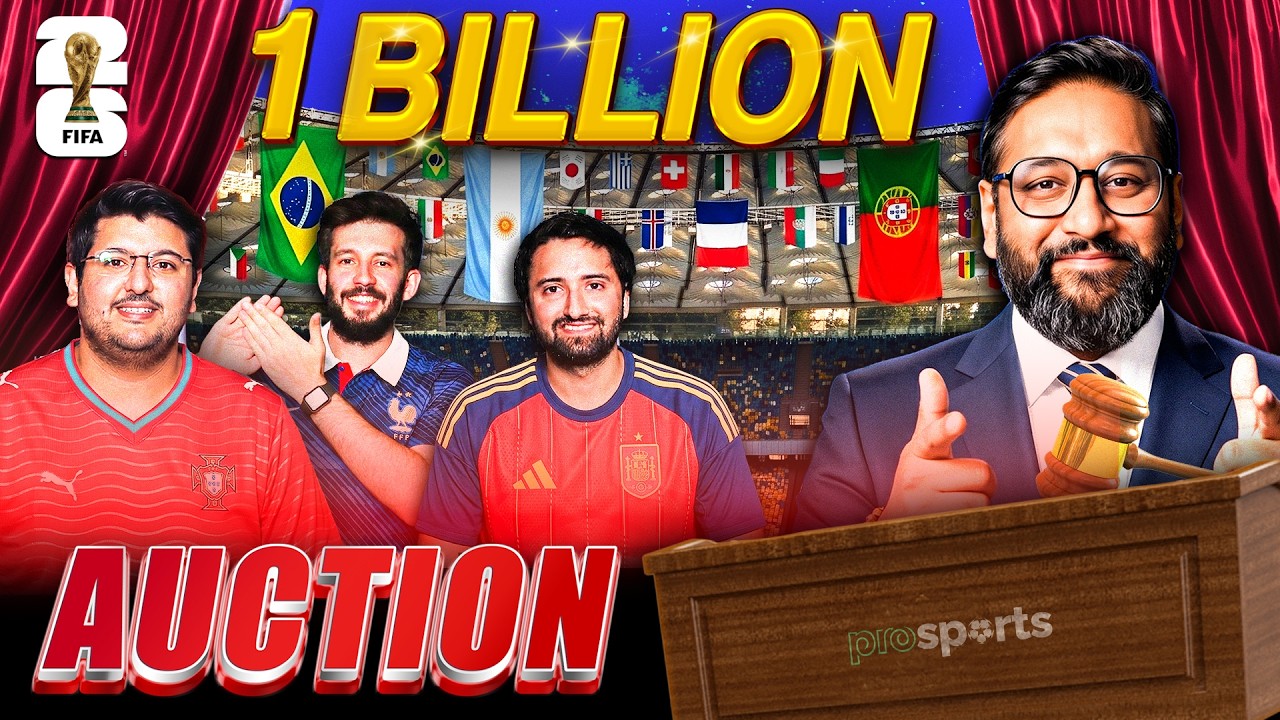 We spent $1 BILLION on World Cup Stars! |  Fifa World Cup AUCTION