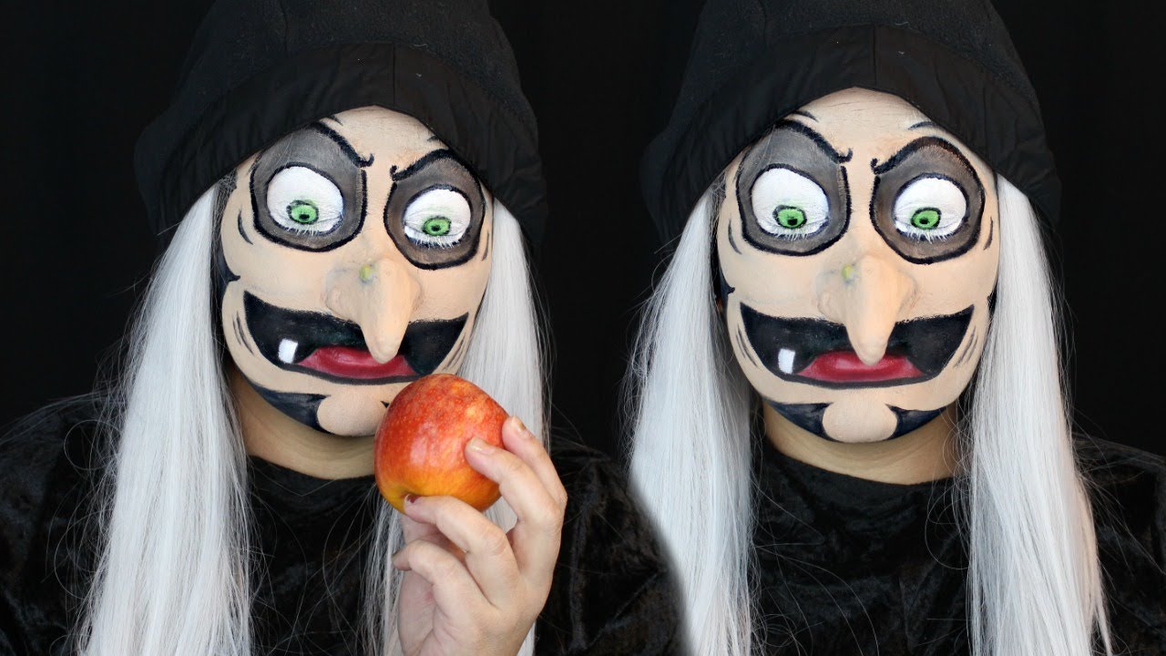 Disneys Snow White Evil Old Witch Makeup Tutorial YouTube