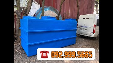 Bể composite xử lí nước thải, bồn xử lý nước thải