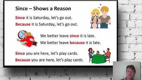 Subordinating Conjunctions - Reason