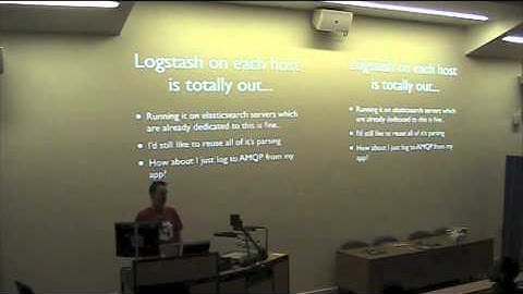 Tomas Doran: Messaging, interoperability and log aggregation - a new framework