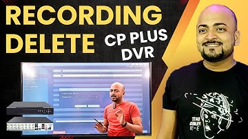 Recording Delete ⚡ Hard Disk Format in CP Plus DVR 🔥 CP Plus