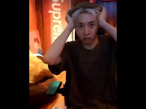 Hobi reaction when the OP asked why  he looks stressed....😍😍...stressed....🐿💜💜#BTS#KOOKIE