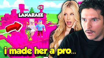 A BIG YOUTUBER Hired Me To GET THEM ON LEADERBOARDS in Build Ur Base! Ft. @Lanaslifeee