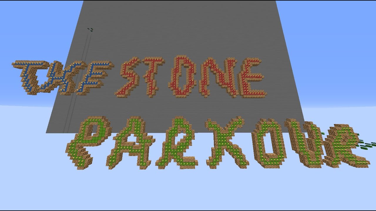 Карта в майнкрафт паркур 100 уровней