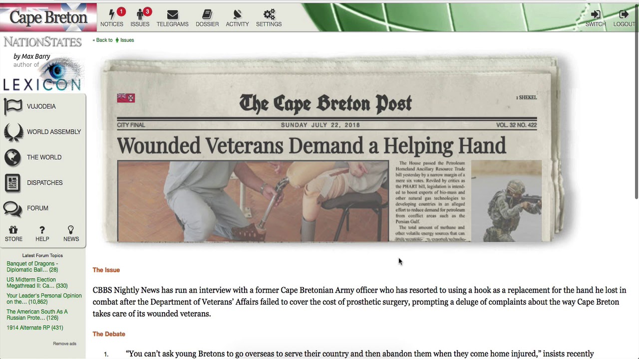 NationStates - It's The Final Countdown