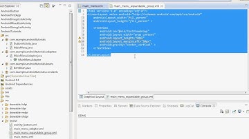 37 Android ExpandableListView Layouts (in Arabic)