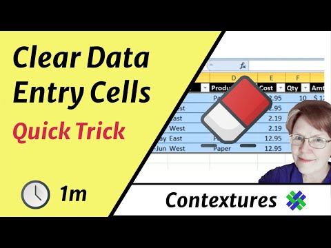 Quickly Clear Data