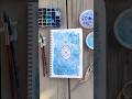 Blues 💙🩵 #ytshorts #painting #artjournal