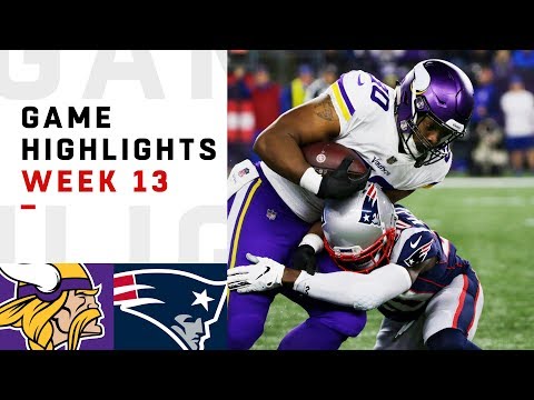 Vikings vs. Patriots Week 13 Highlights | NFL 2018
