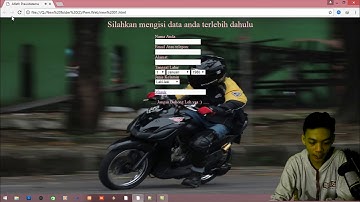 Cara membuat form HTML dan css menggunakan Notepad++
