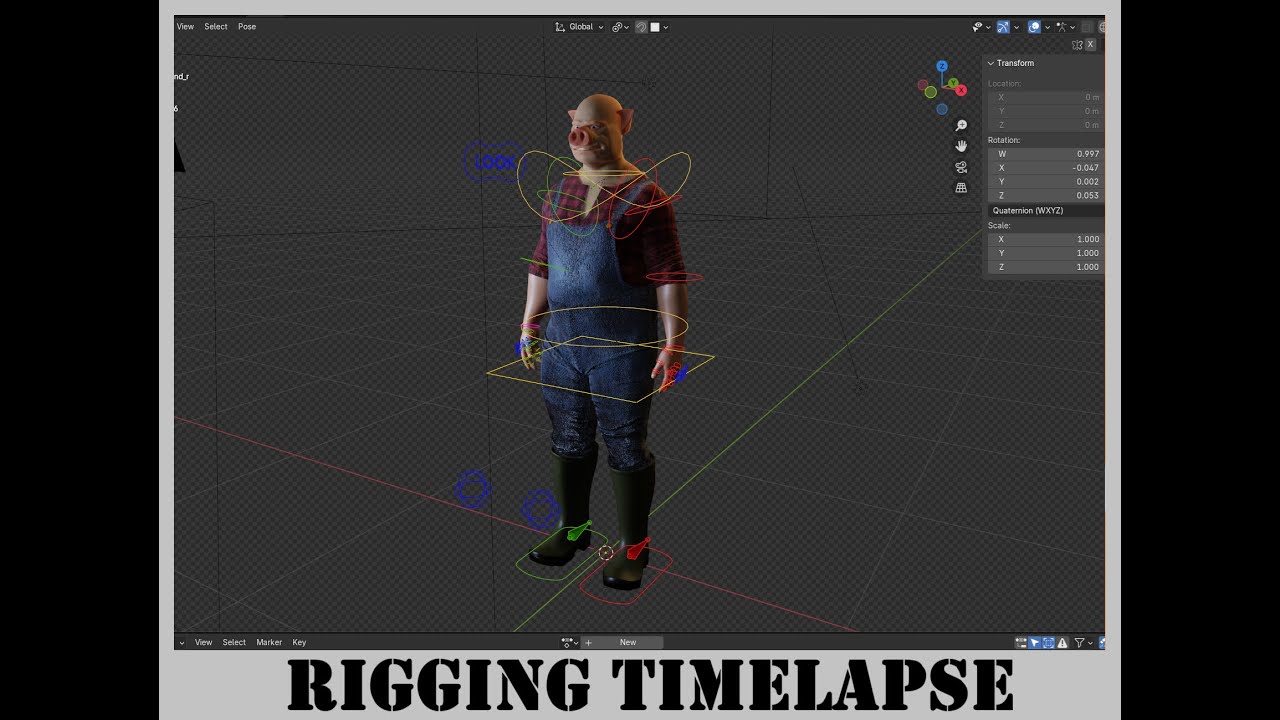 Creating a Custom Rig For a Game Character - YouTube