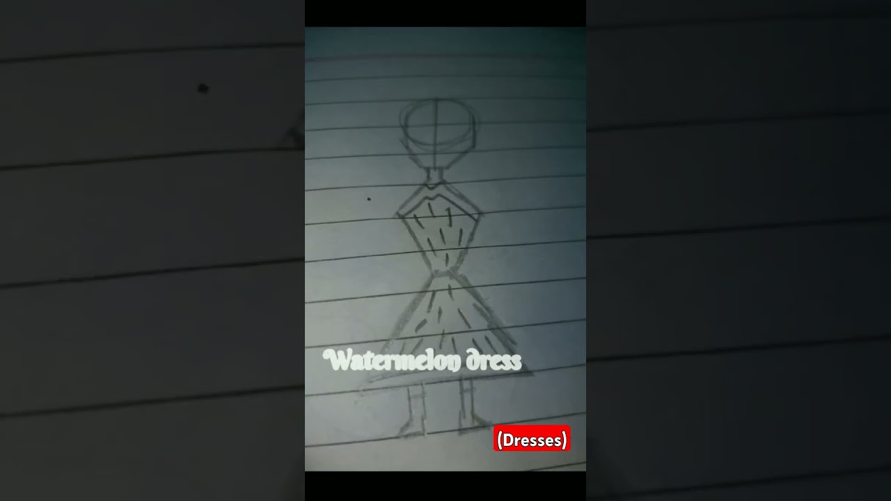 dress drawing ideas 