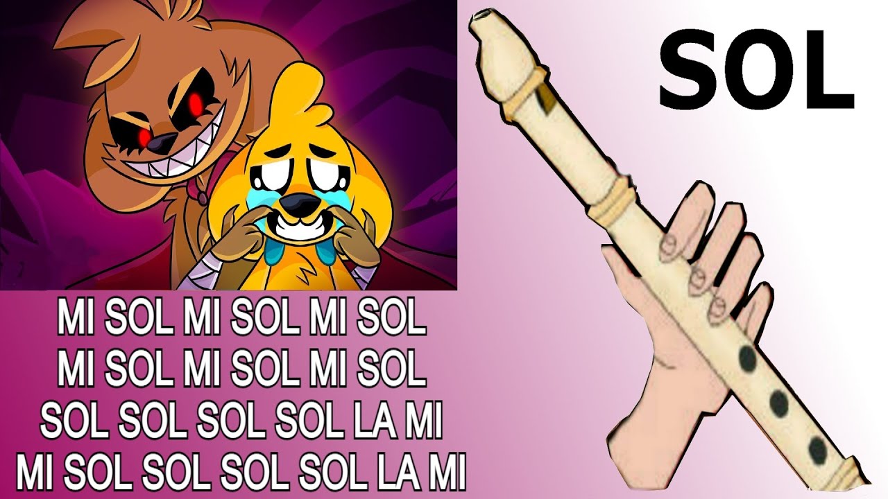 Sonríe más 2, flauta dulce fácil, tutorial con animación, la venganza del exe, easy flute recorder