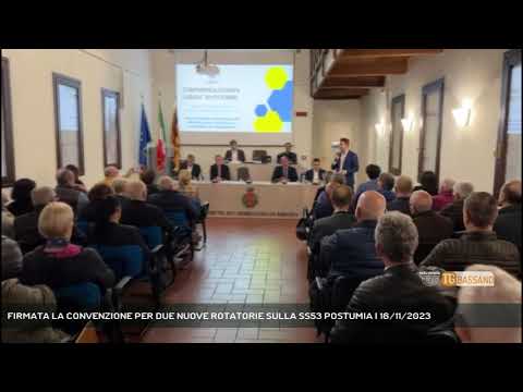 FIRMATA LA CONVENZIONE PER DUE NUOVE ROTATORIE SULLA SS53 POSTUMIA | 16/11/2023