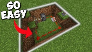 (1.16+) EASIEST 1x1 PISTON DOOR!!! - SECRET MINECRAFT DOOR