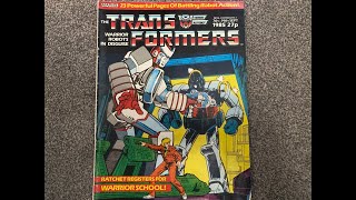 Transformers generation one issue 26 marvel UK comic complete collection. G1 exclusive artwork story