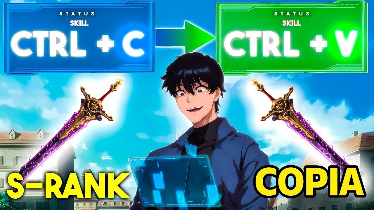 Solo ÉL puede COPIAR y PEGAR cualquier OBJETO o HABILIDAD