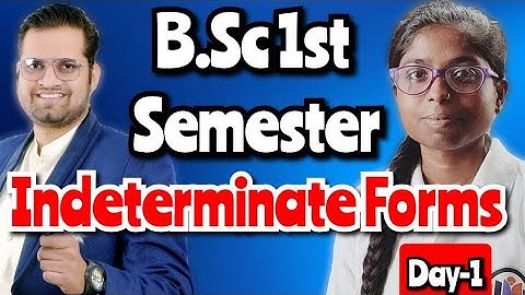 Indeterminate forms!Day-1#bedkdian #mjpru #bsc1stsemester #math
