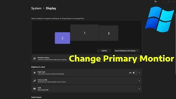 How To Switch Primary Monitor in Windows 11 (2nd or 3rd Monitor)