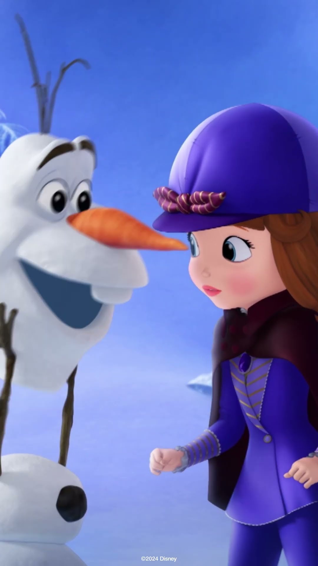 La Princesita Sofia Conoce a Olaf