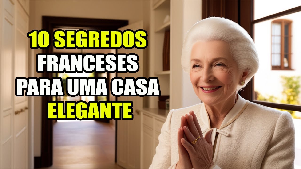 10 SEGREDOS FRANCESES QUE TRANSFORMARÃO SUA CASA ELEGANTEMENTE PARA SEMPRE