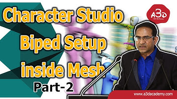 3ds Max Character Studio Biped setup inside mesh-Part02|Bangla Tutorial