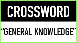 Crossword Puzzles with Answers #3 (General Knowledge Trivia Questions) screenshot 5