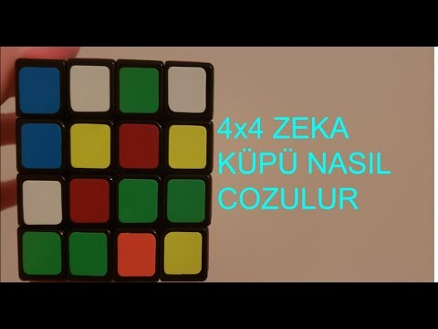 4x4 rubik küp çözümü/ 4x4 zeka küpü yapımı 10 Dk'da En Detaylı Açıklama