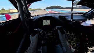 Audi R8 LMS GT3 around Paul Ricard
