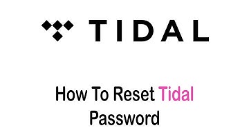 How To Reset Tidal Password (2022) | Recover Tidal Account Password