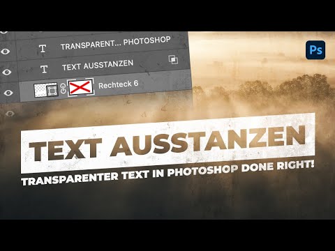 Video: Wie mache ich Text in Photoshop abgeschrägt?