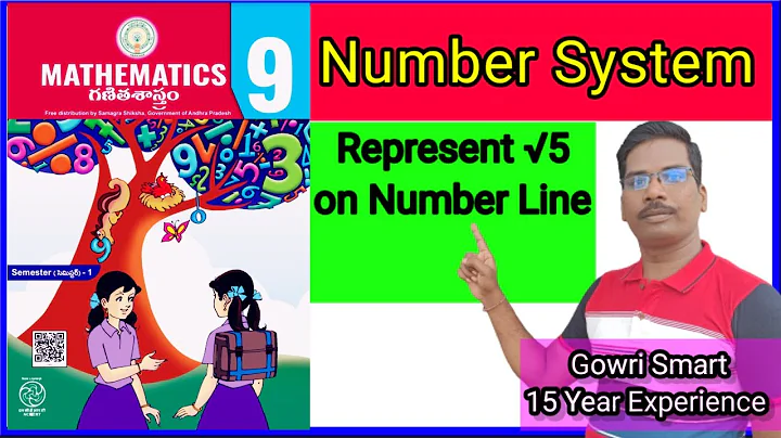 9th Class Maths New Syllabus|| Chapter-||How to represent √5 on Number Line||Explanation on board