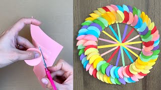 How to make decorations with colored paper