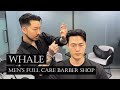 Asmr          korean premium mens full care barber service