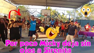 Pobre Sirenita casi le sacan los ojos😂 Nano y Micky seran rivales de juego este dia😬 Parte 2