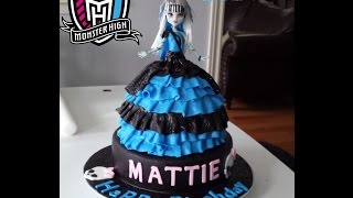 Frankie Stein Monster High Doll Birthday Cake 2014