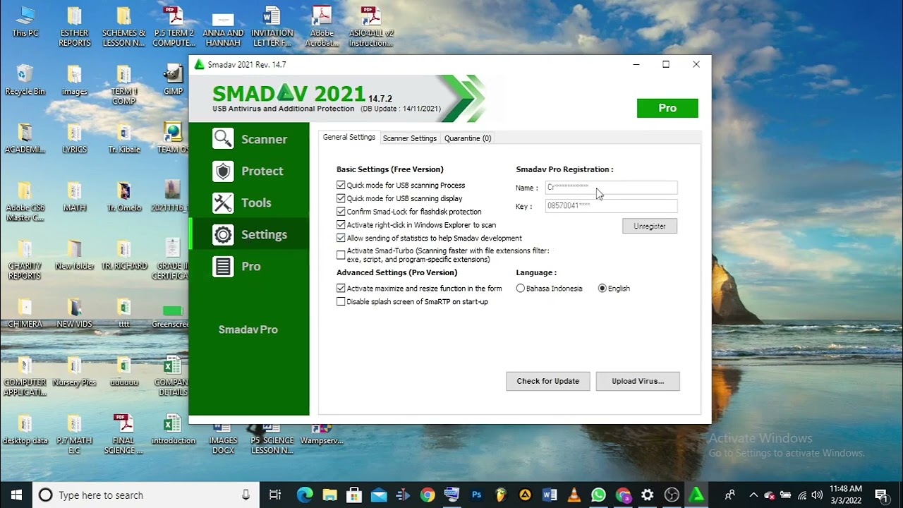 COMMENT DSACTIVER ET ACTIVER LA PROTECTION AUTOMATIQUE DANS SMADAV