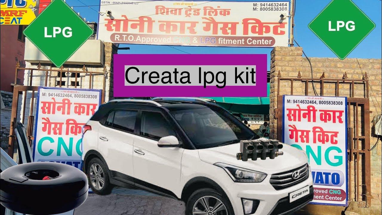 Hyndai creta lpg sequential gaskit fit in bikaner soni car gas kit