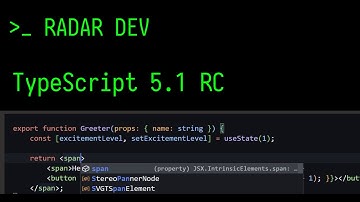 Novidades da versão 5.1 RC do TypeScript