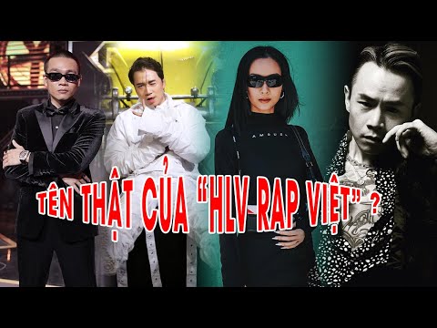 BẤT NGỜ hé lộ TÊN THẬT của dàn HLV Rap Việt khiến ai cũng NGỠ NGÀNG!