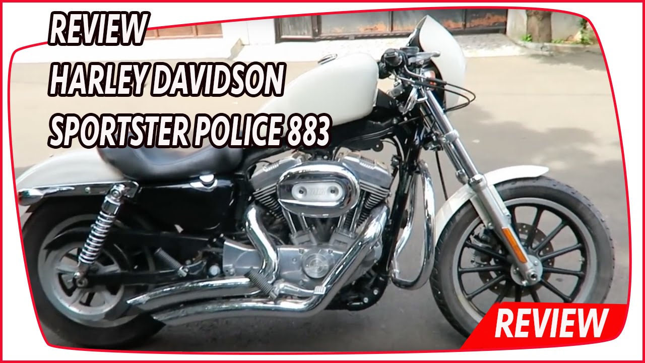 2009 Harley Davidson Sportster Police 883 Indonesia Youtube