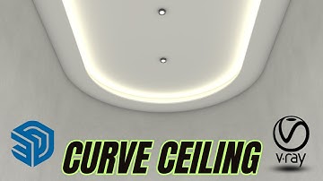 How to make curve ceiling in sketchup | Sketchup | Vray setting