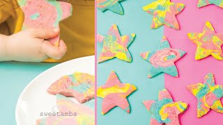 Baking With My Kids! | Colorful Star Cookies