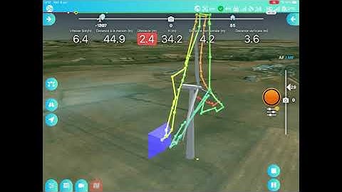 Digital twin and automatic trajectory for wind turbines in Sterblue Mobile app