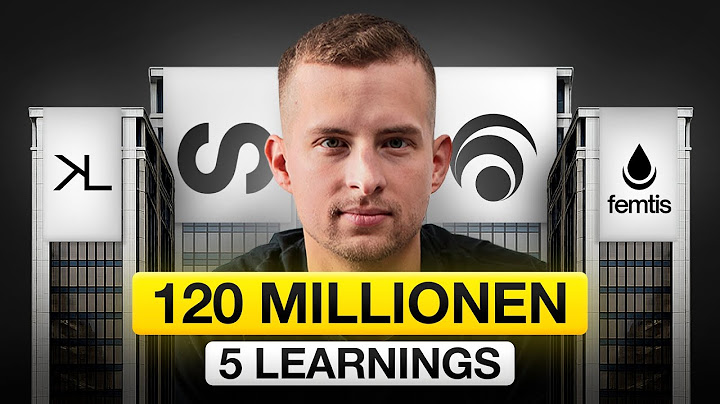 120 Millionen € Jahresumsatz - Meine 5 Learnings