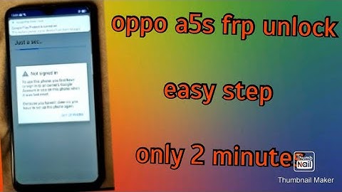 Oppo a5s cph 1909 frp lock (google lock) remove without pc, without box, without otg