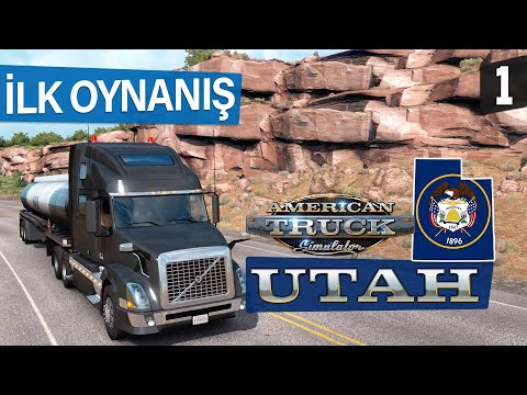 Utah DLC İlk Oynanış Arı Kovanı Eyaletine Hoşbulduk! American Truck Simulator #1