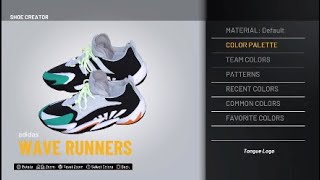 HOW TO CREATE YEEZY 700 WAVE RUNNERS IN 2K21!!!