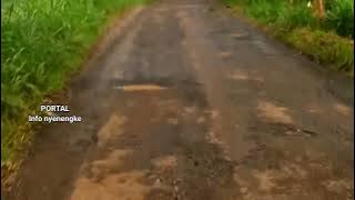 Hati hati kalo lewat jalan Rusak seperti inj 